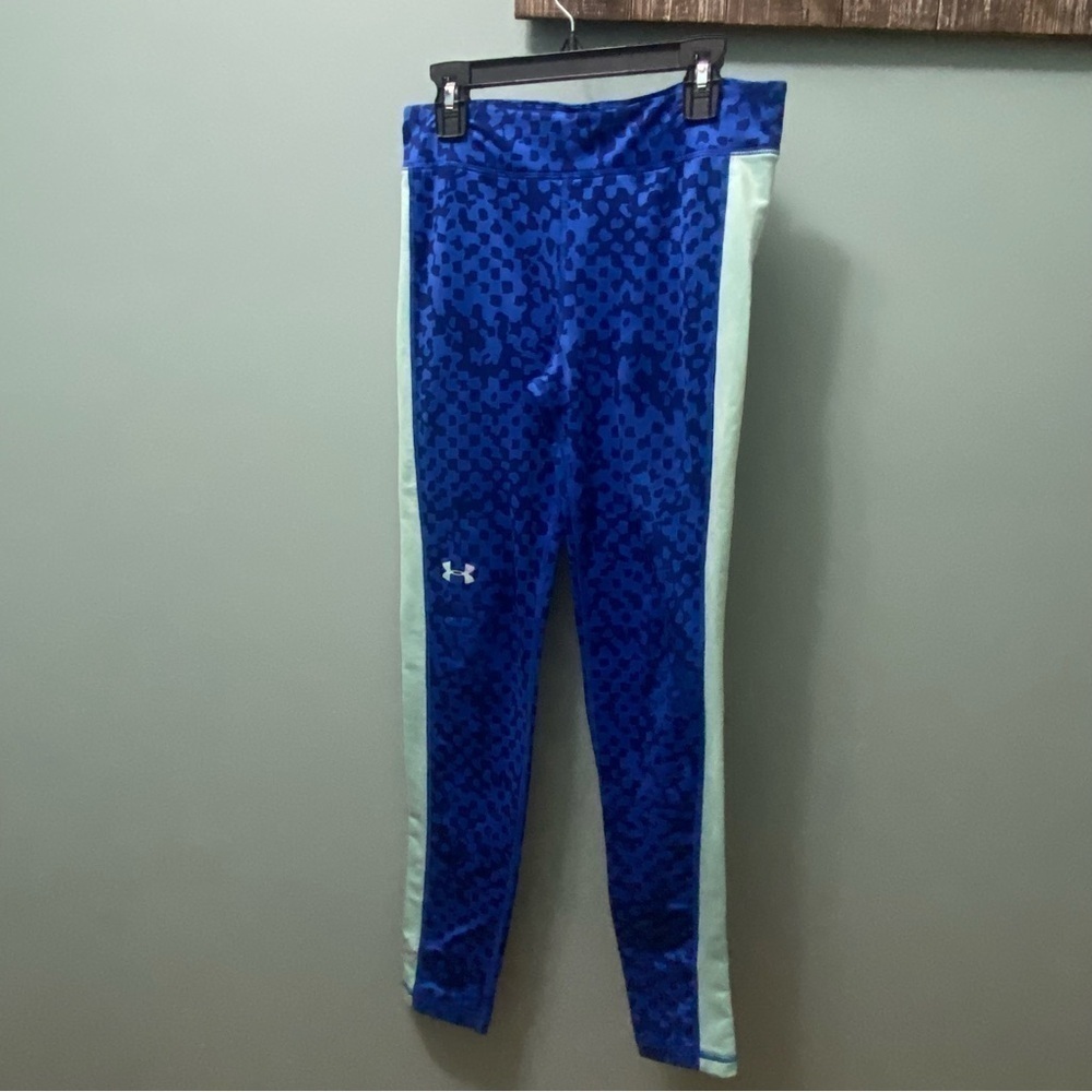 UNDER Armour Cold Gear YL leggings (blue)